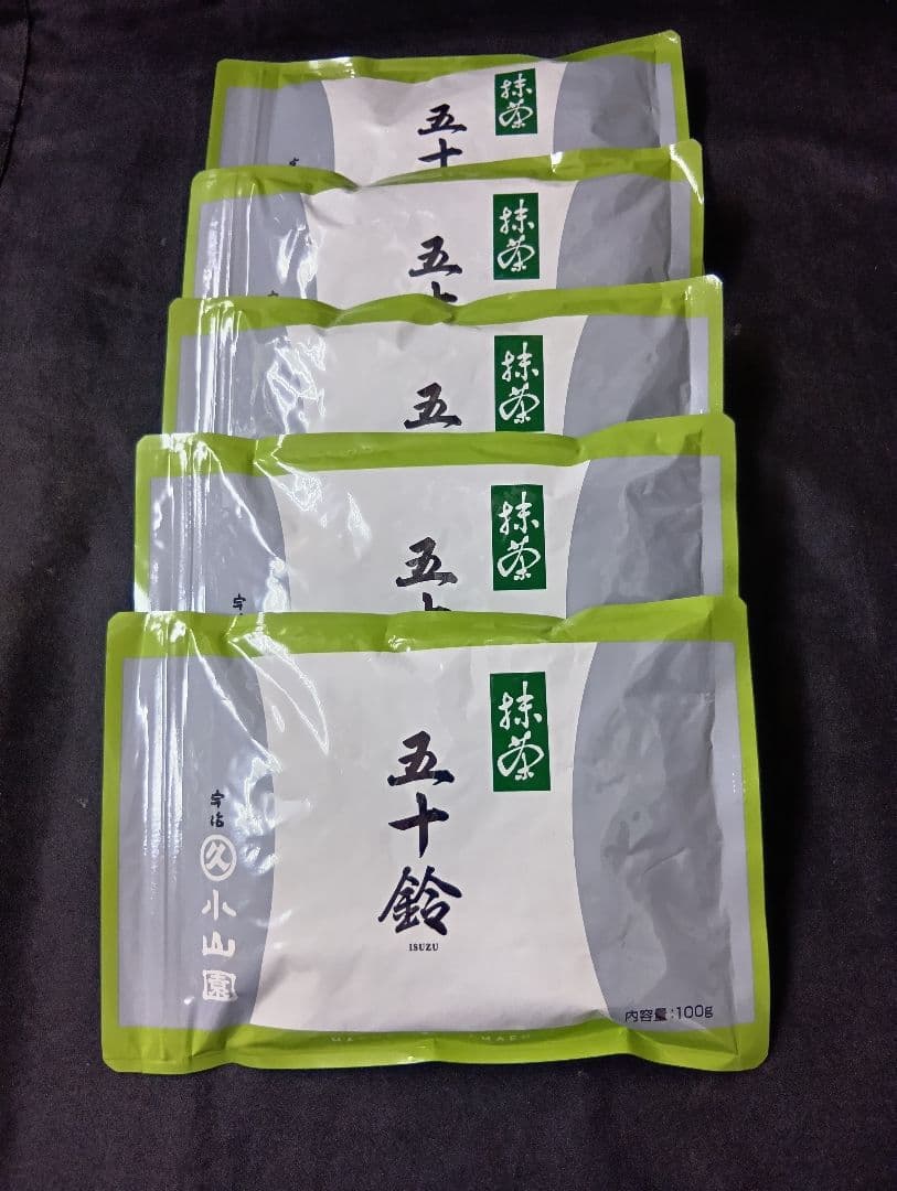 宇治抹茶丸久小山園五十鈴１００グラム５袋