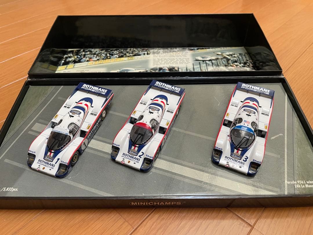 ミニチャンプス　1/43 ポルシェ956 3台セット