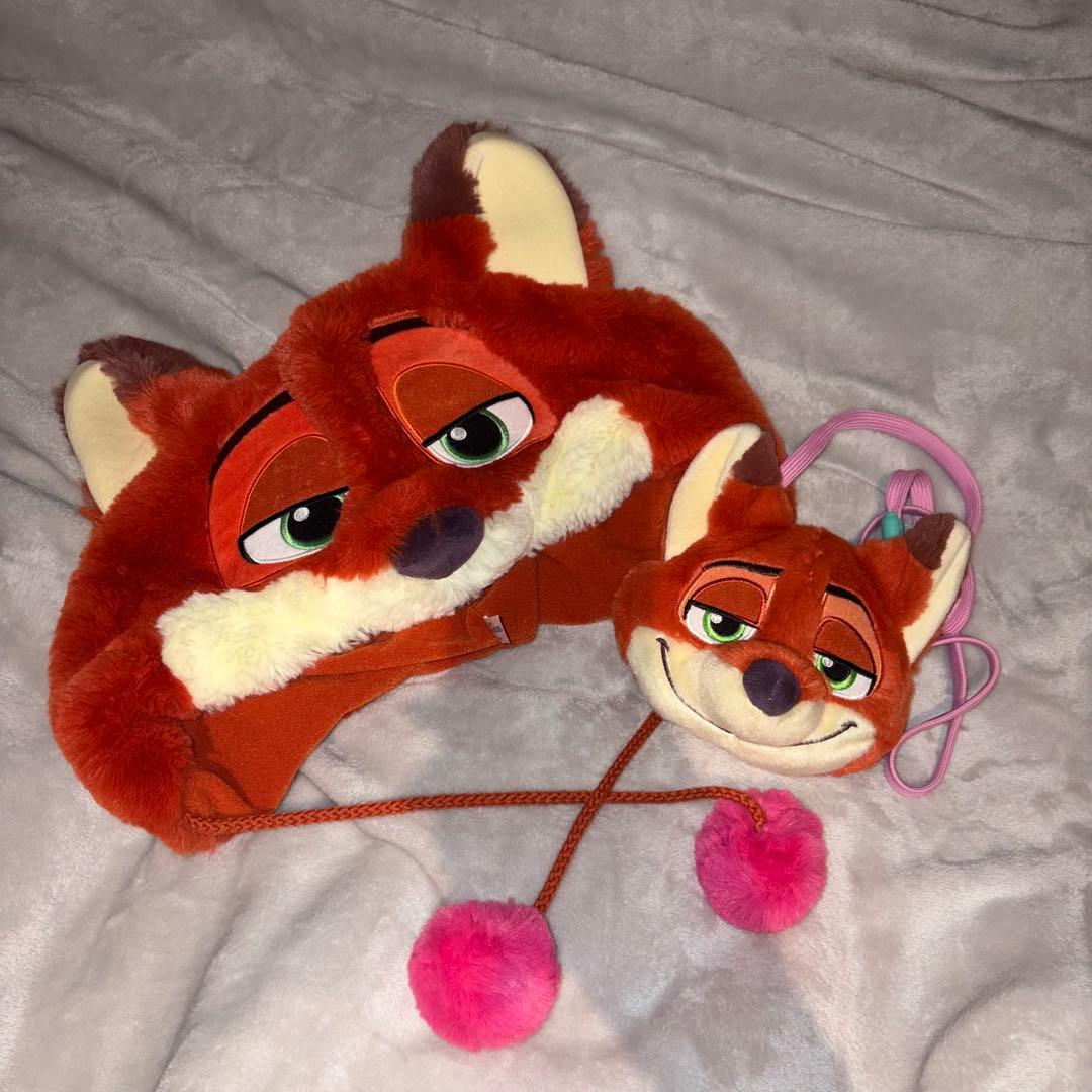 ディズニー ズートピア ファンキャップ ショルダーバッグ ニック