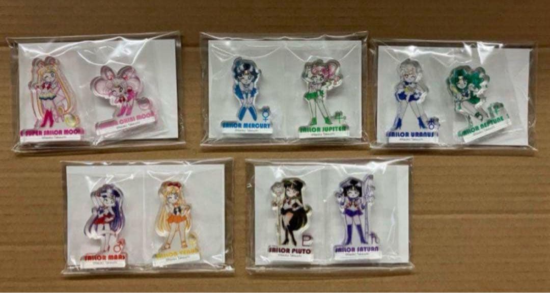セーラームーン　ストア　ミニキャラ　アクリルスタンド　アクリルフィギュア　コンプ