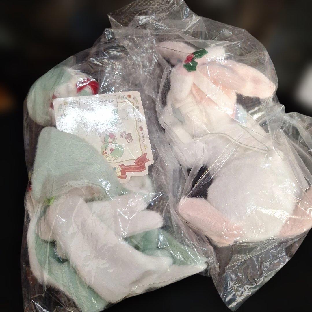 タグ付き　ポケモンセンター　サーナイト　ニンフィア　クリスマス　ぬいぐるみ