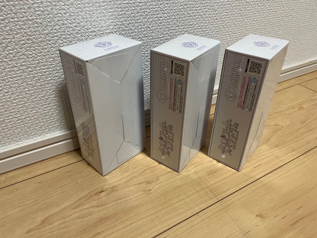 ホロライブ クインテットスペクトラム 3box ボックス シュリンク付き