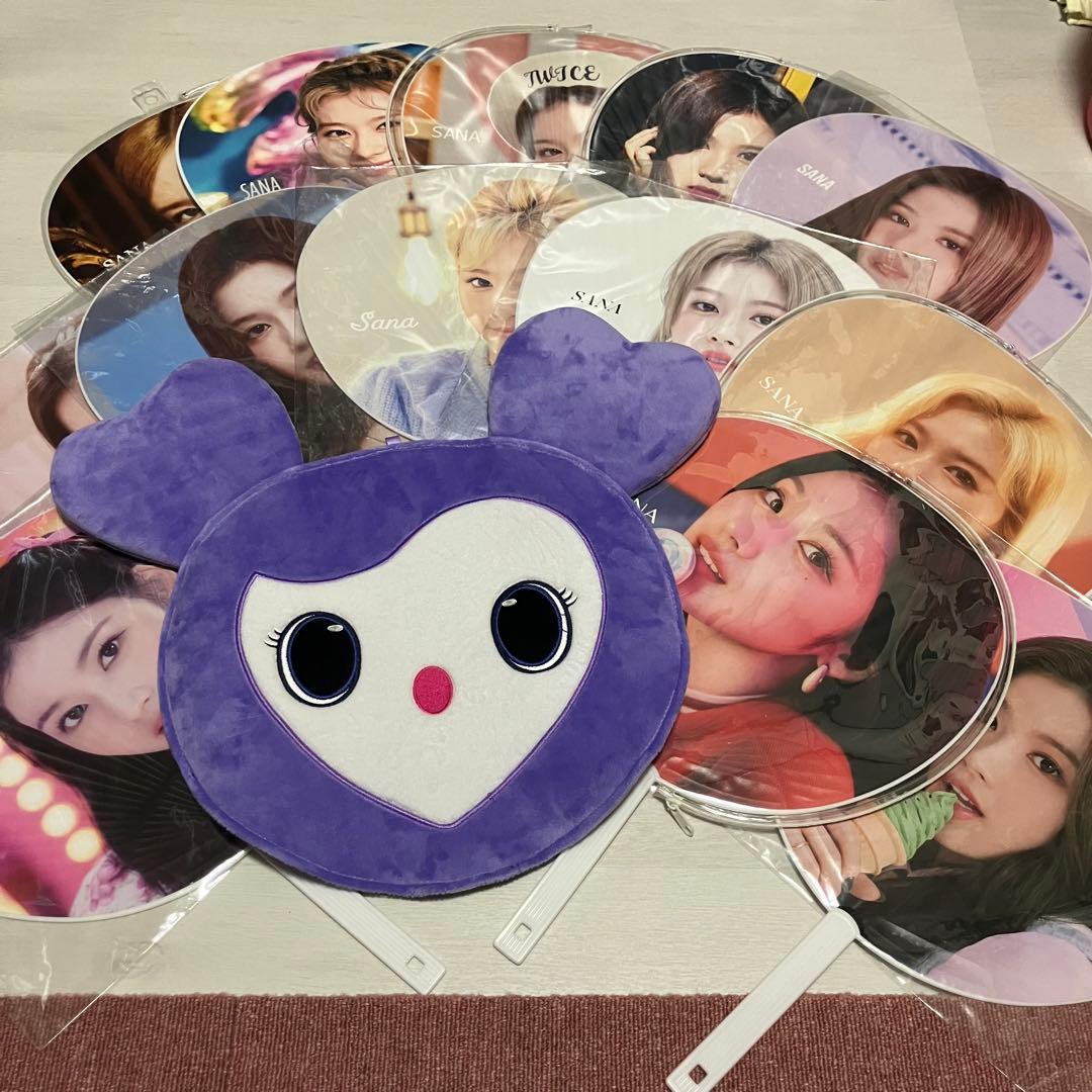 TWICE サナ　うちわ13枚セット＋うちわケース