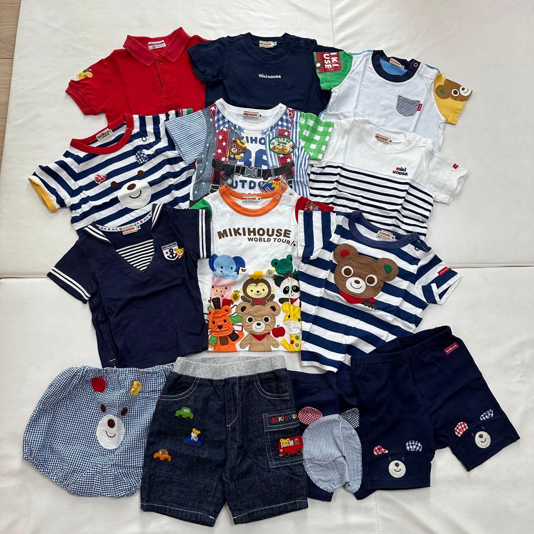 【80】MIKIHOUSE 半袖Ｔシャツ パンツ 13点セット