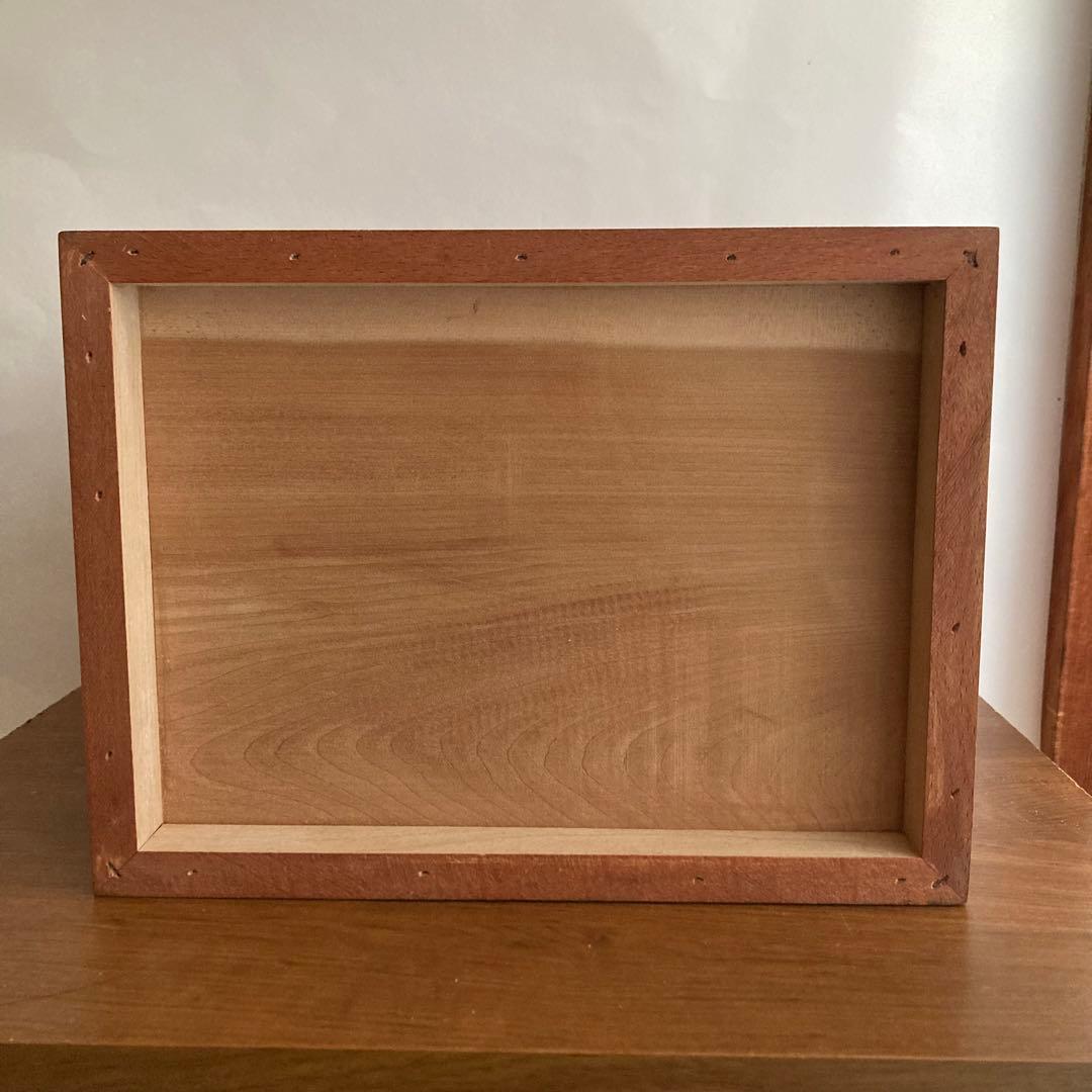 木製引き出し　薬箱　抽斗 箪笥 書類棚　カリモクや中川政七商店、けやき工芸好き