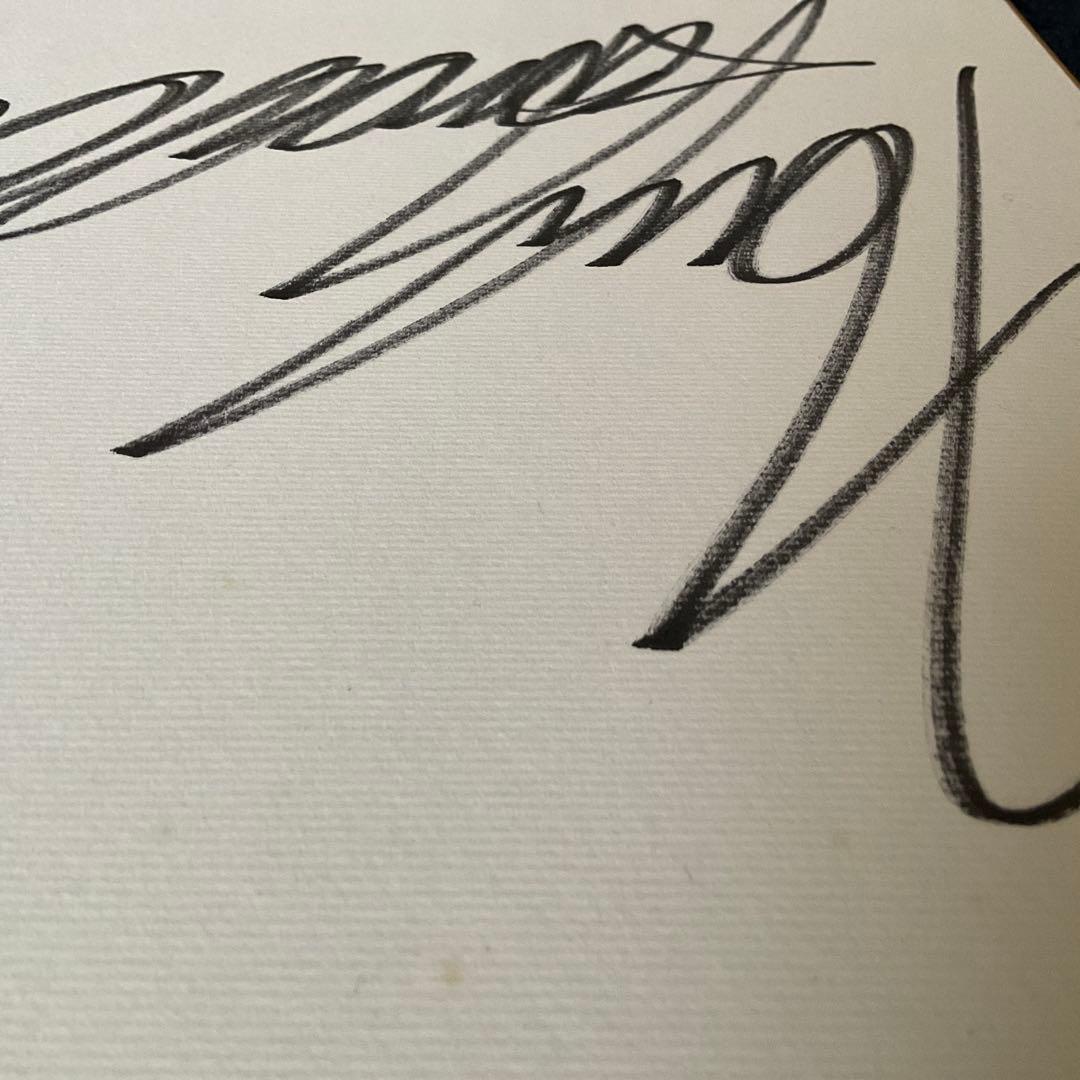 ミュージシャン　浜田麻里さん直筆サイン　本物