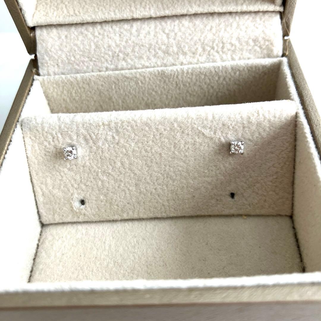 ポンテヴェキオダイヤモンド一粒ピアス