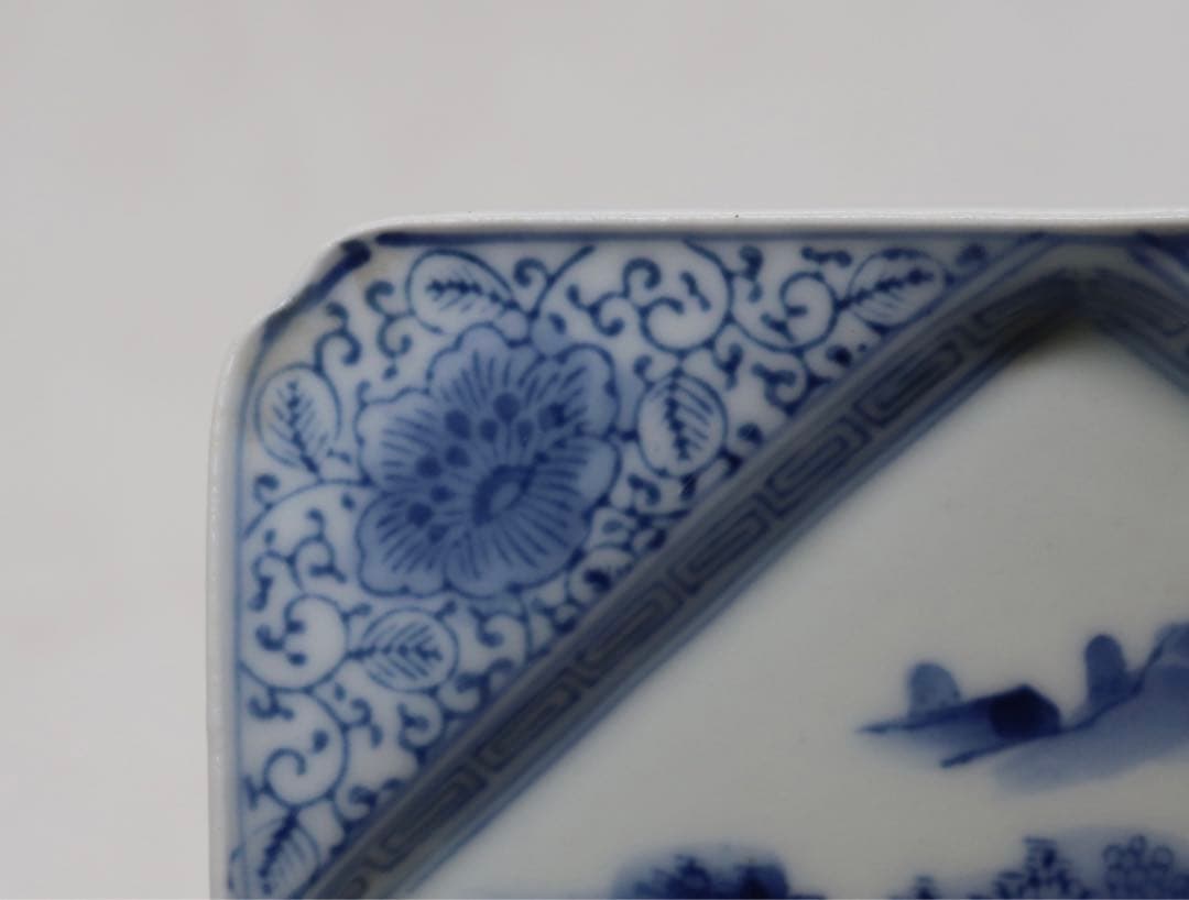 時代　伊万里　染付　寿司皿&豆皿10点セット　送料込み1125