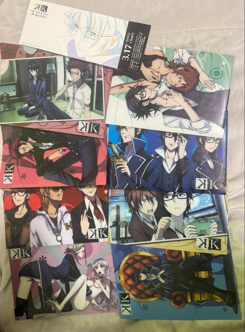 K クリアファイル ステッカー ポストカード 等 各種グッズまとめ 80点以上