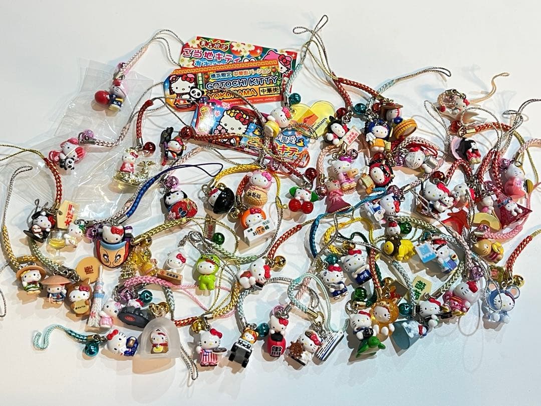 ハローキティ ご当地キティ ストラップ 根付け まとめ売り サンリオ