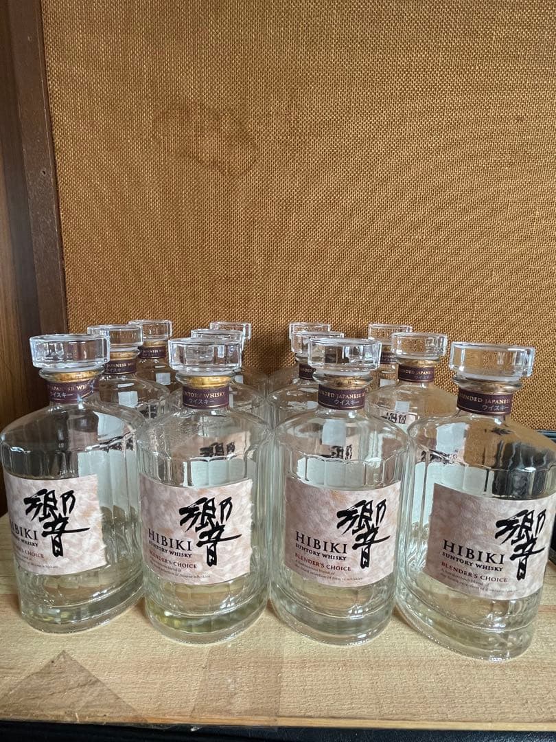 響　ブレンダーズチョイス空瓶12本　空箱