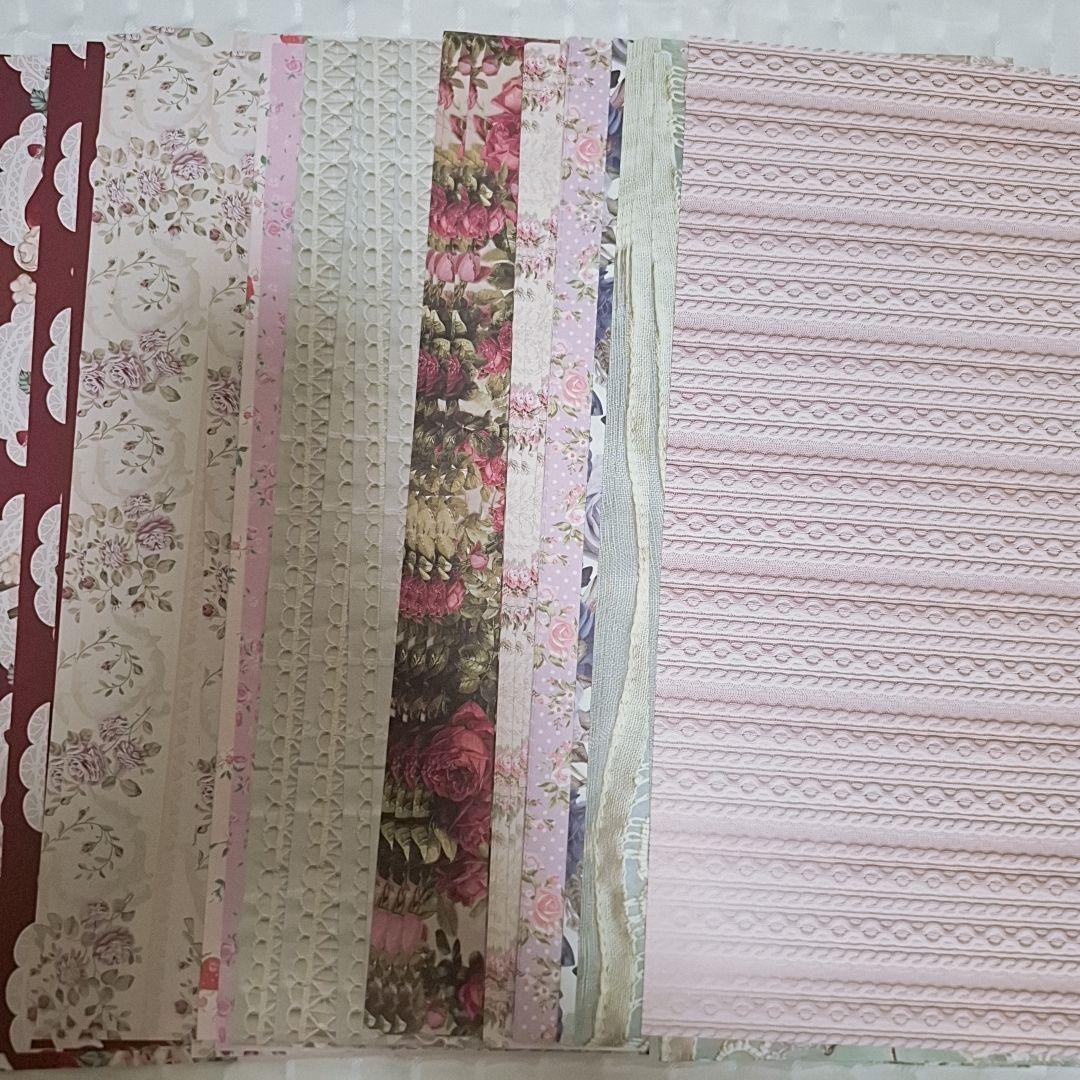 デザインペーパー　まとめ売り　1000枚以上　コラージュ　素材　ハンドメイド