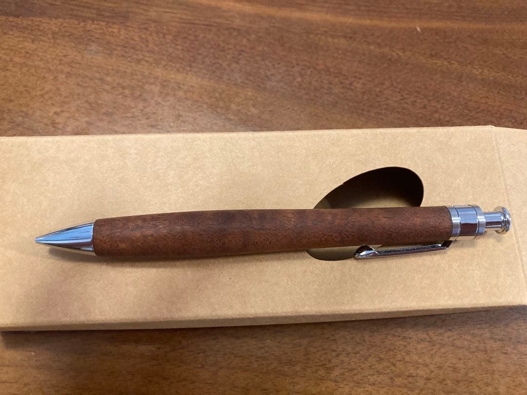 ミ*イ様 工房　楔　サペリ杢　シャープペン