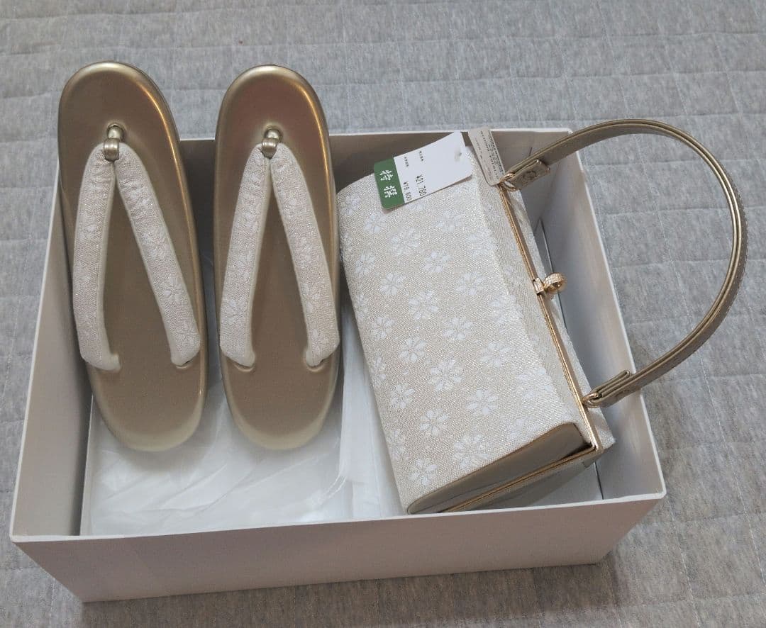 和装　バッグと草履セット