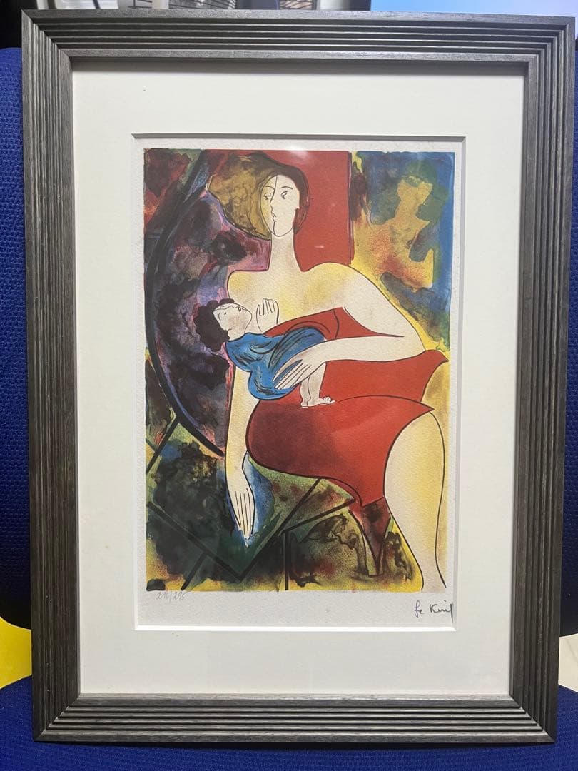 Linda Le Kinff リンダ・ル・キンフ リトグラフ 2枚セット 額装済