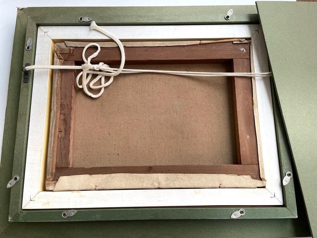 画家　加藤静児　静物　油彩画　油絵　額入　花　薔薇　薔薇の絵　バラ