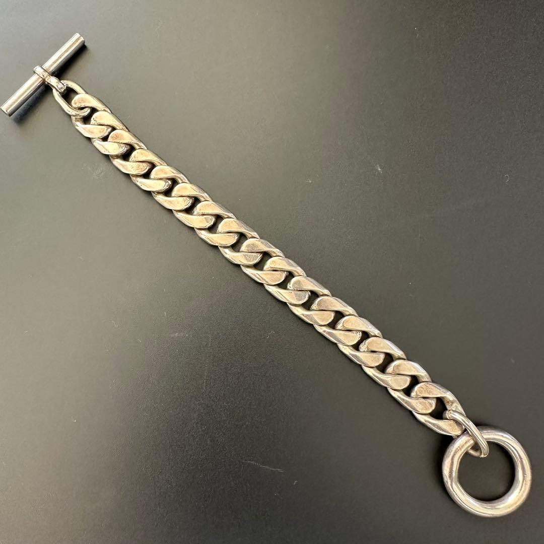 LAVER 11MM CURB CHAIN T BAR ブレスレット　TAXCO