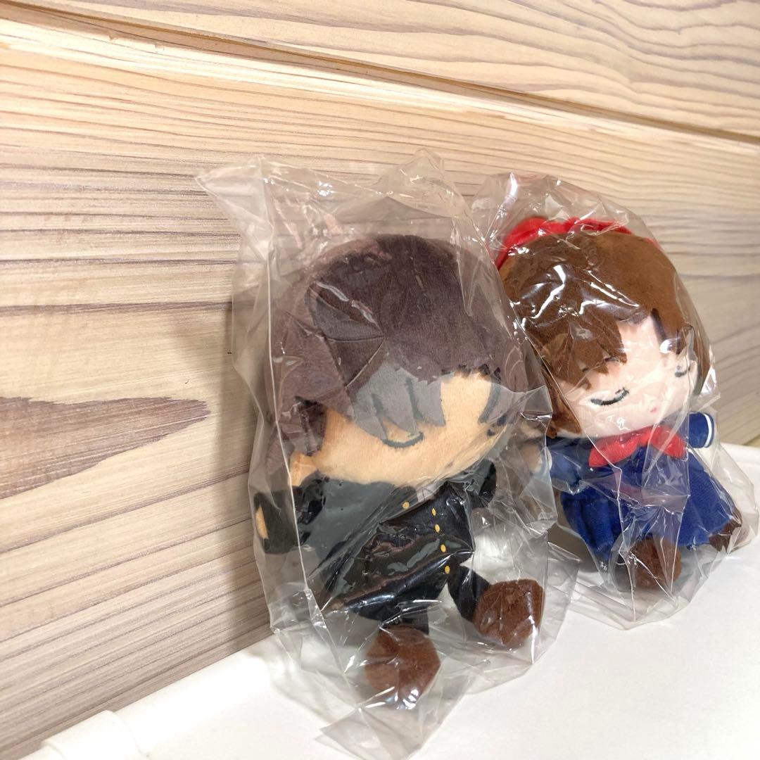 希少品★未開封品★名探偵コナン★おすわりぬいぐるみ★遠山和葉★服部平次