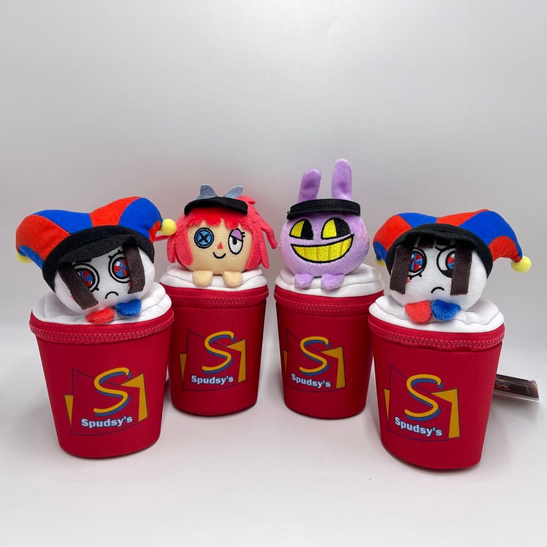 アメイジングデジタル サーカス ぬいぐるみポーチ　全4種セット