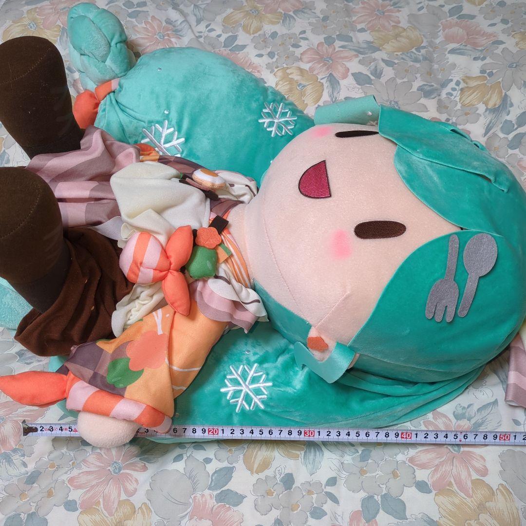 初音ミク 雪ミク ふわぷち どでかジャンボぬいぐるみ MIKU 2024