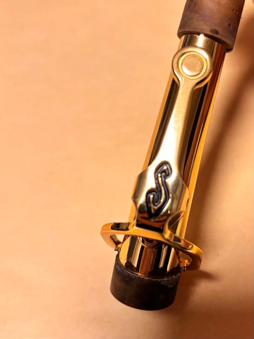 【値下げ！】ソプラノサックス ネック ゴールドラッカー