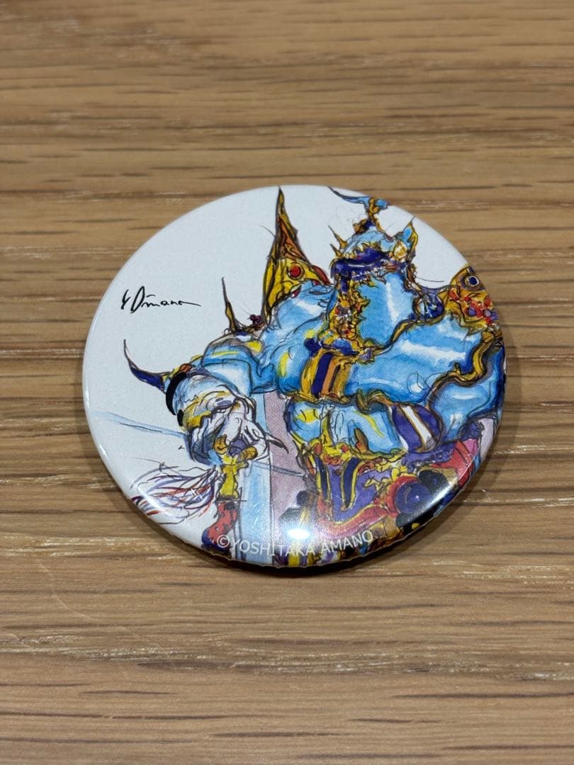 ファイナルファンタジー 天野喜孝の世界展 限定ガチャ缶バッジ エクスデス