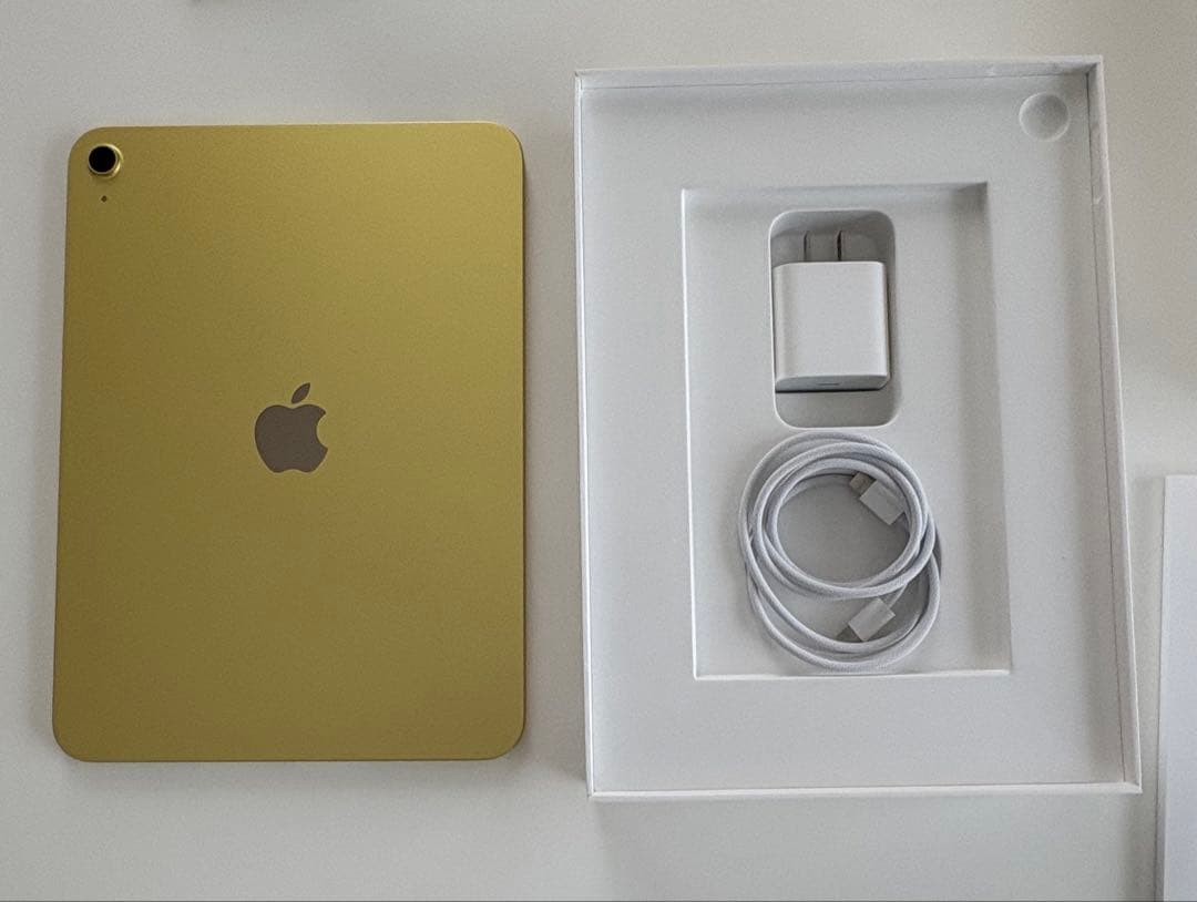 Apple iPad（A16）Wi-Fi イエロー128GB 保護ケース付