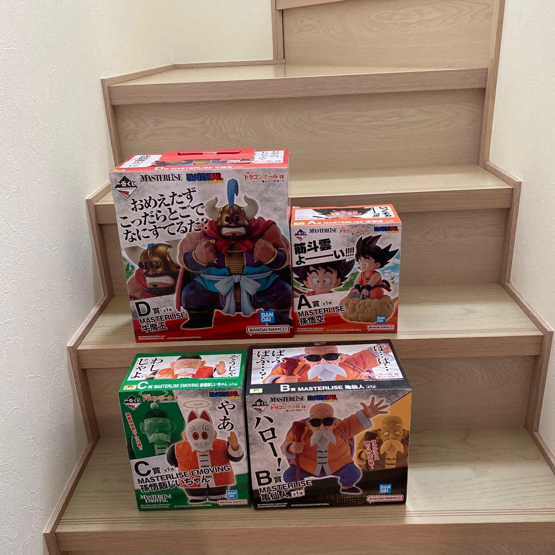 ドラゴンボール　一番くじ　亀仙流の猛者たち　ABCDセット