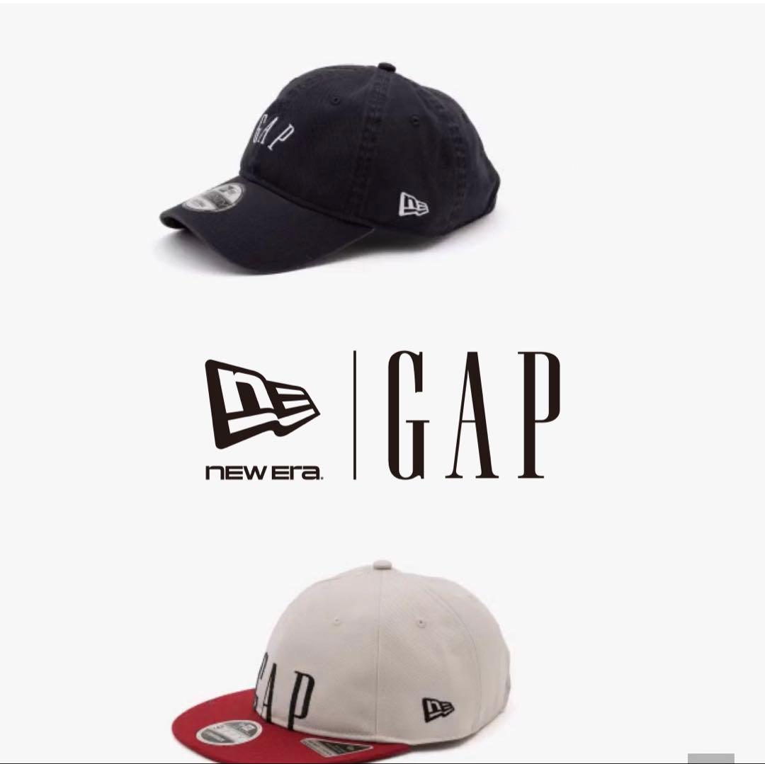 新品 限定コラボ GAP×NEW ERA キャップ ネイビー
