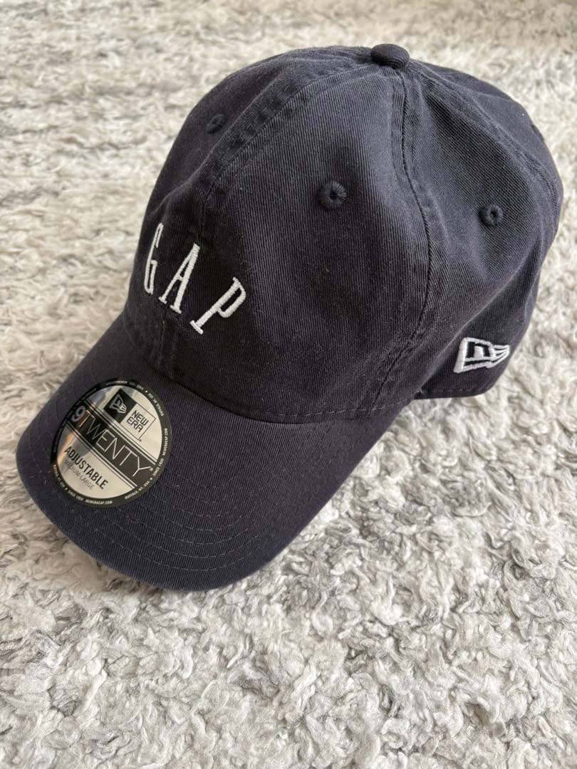 新品 限定コラボ GAP×NEW ERA キャップ ネイビー