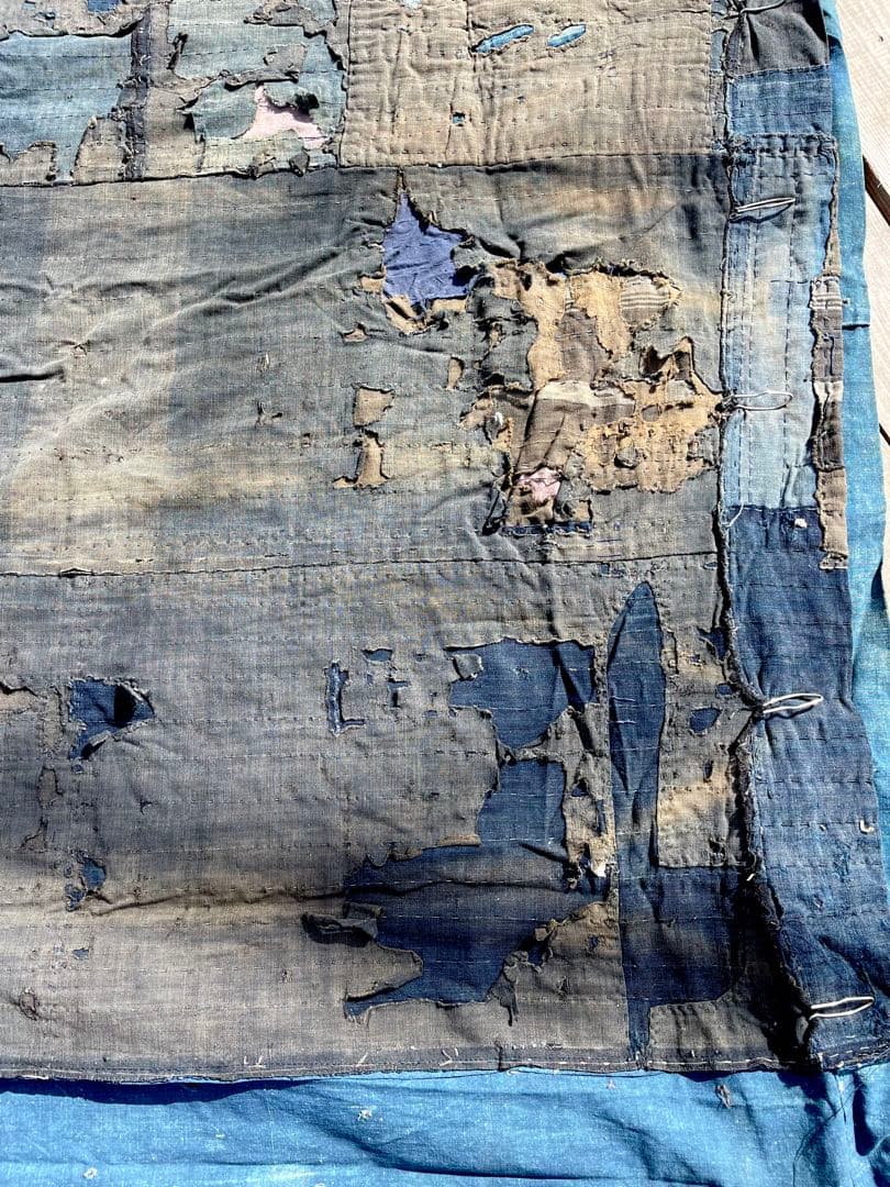 襤褸 本物 古布 ③ 大判 寄せ布
