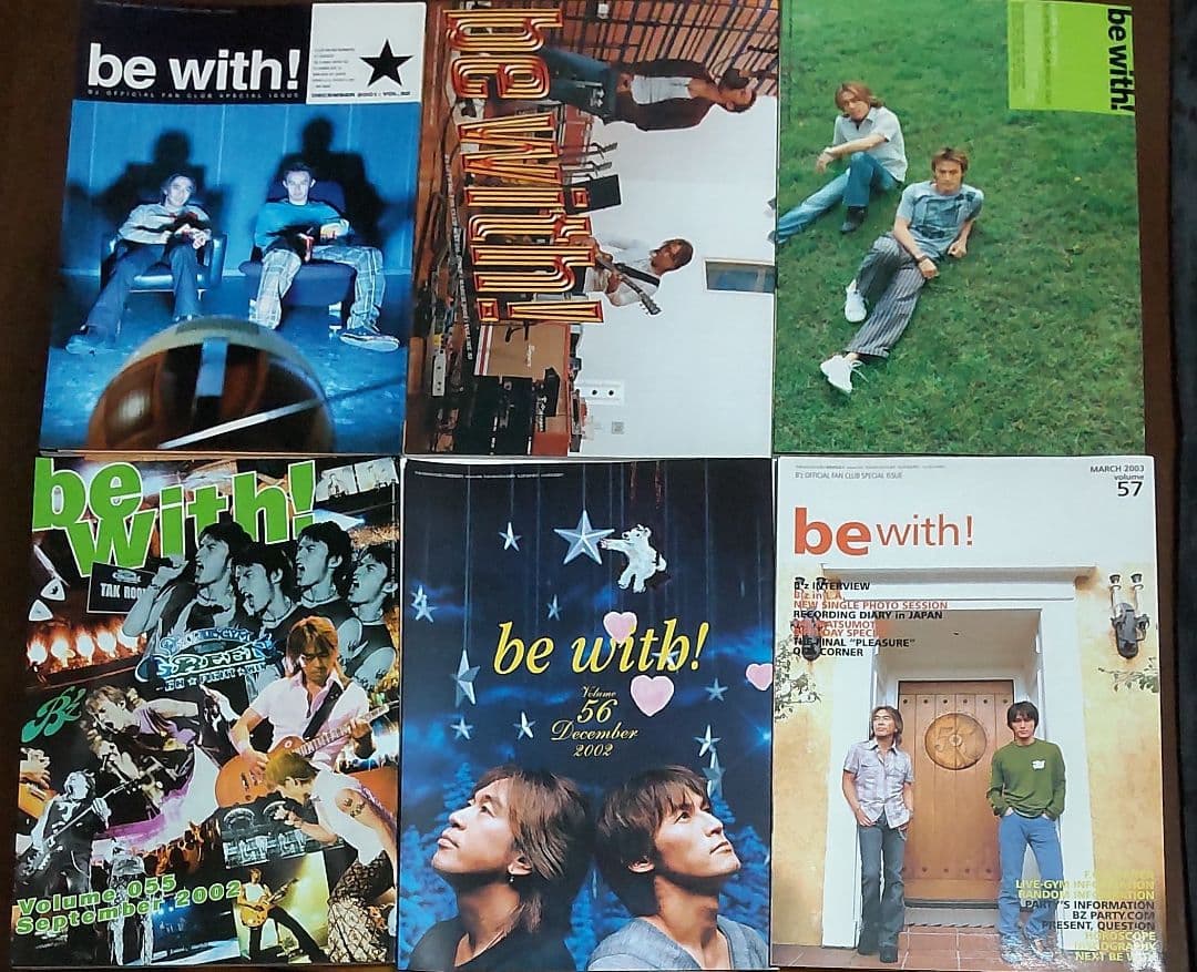 B'z be with! 会報誌vol.046〜065 B'z LIVE OFF