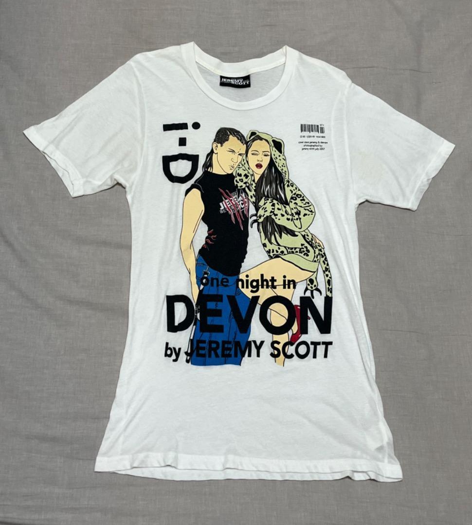 レア JEREMY SCOTT ジェレミースコット i-D DEVON Tシャツ