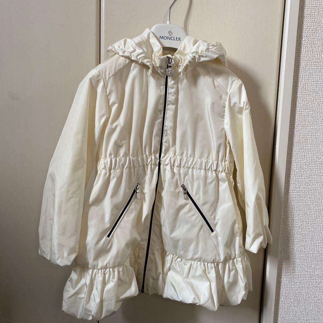MONCLER ホワイト フリルジャケット　キッズ　　92㎝