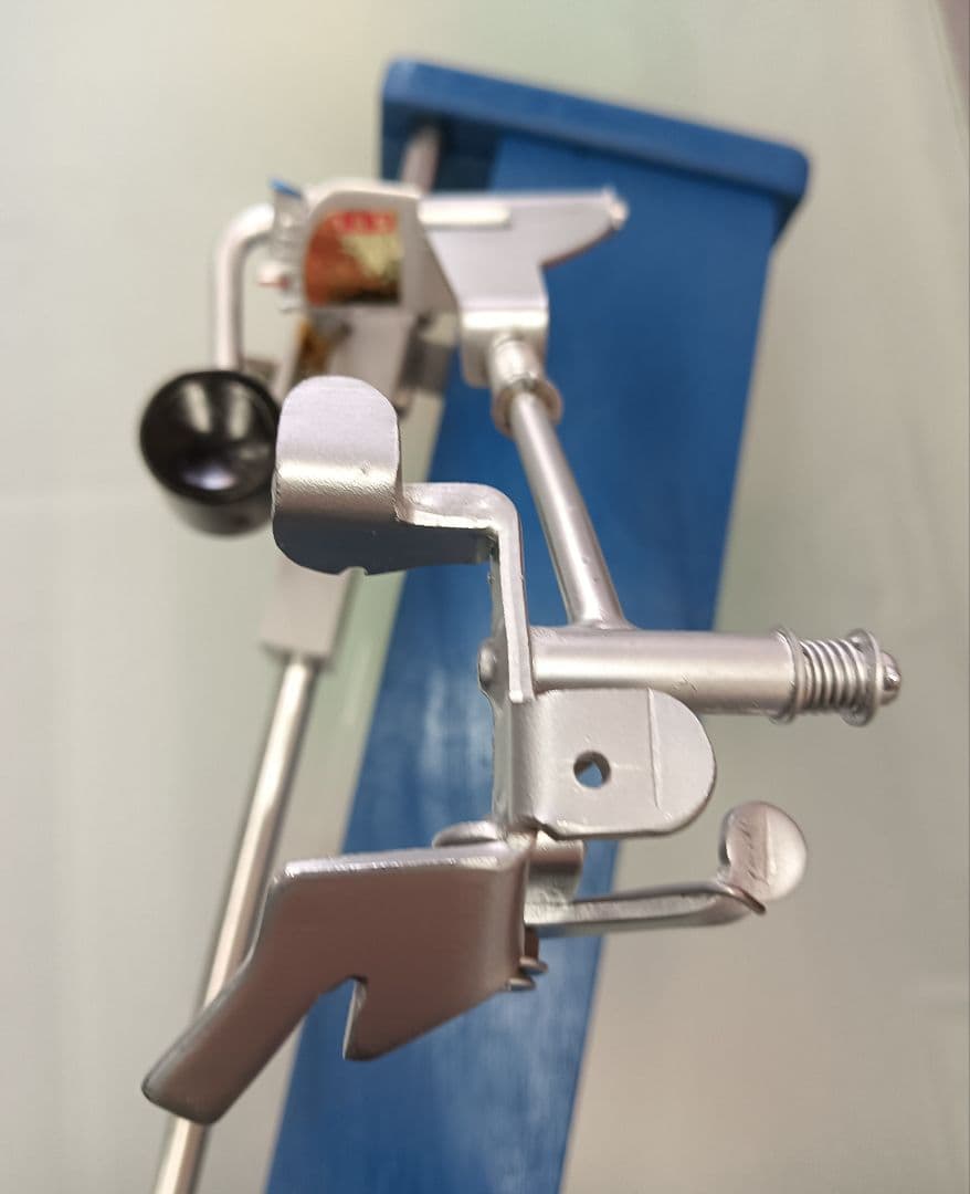 精密鋏研磨機（大熊式研磨機リメイク型）完全調整済スキ鋏付き！！