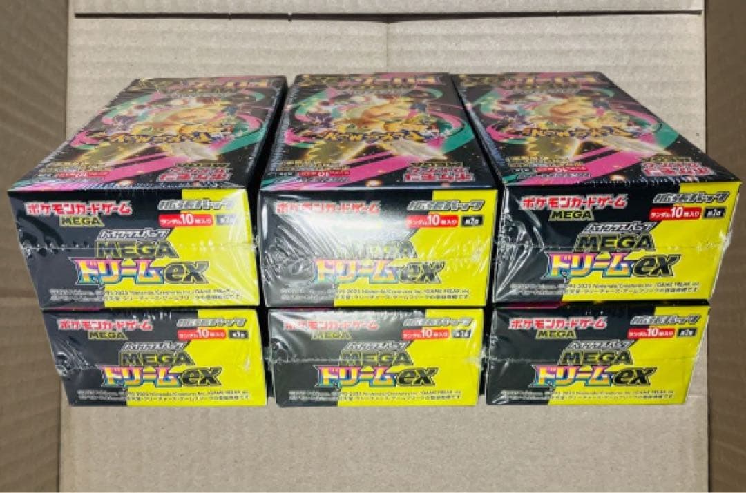 【新品未開封】ポケモンカード MEGAドリームEX 6BOX シュリンク付き