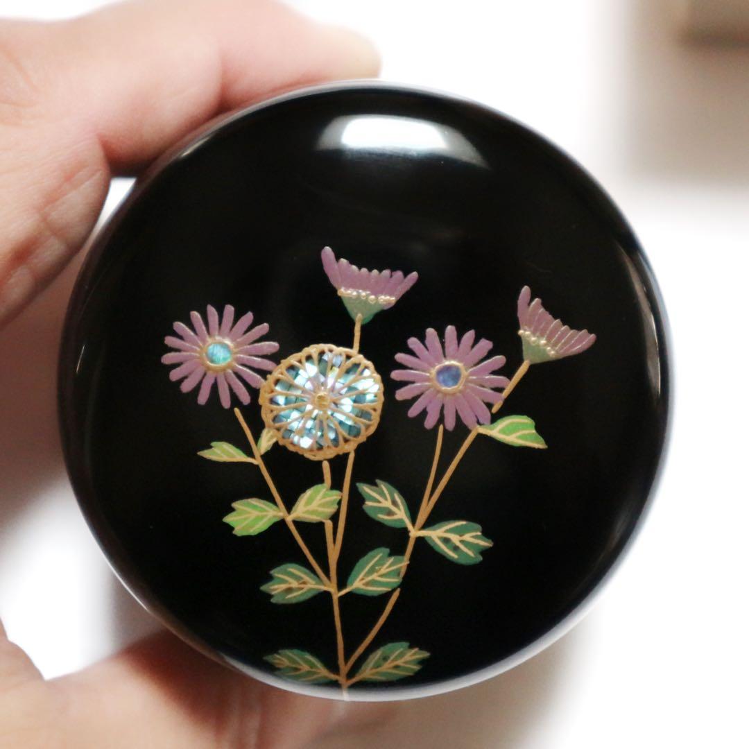 山中塗　棗、生駒池田作　茶せん、輪島塗　茶杓　セット