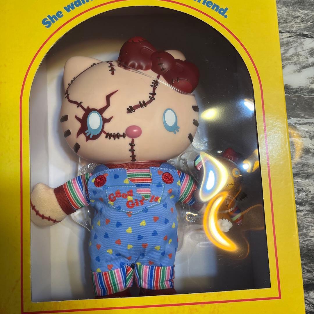 新品 ハローキティ チャッキー ぬいぐるみ フィギュア サンリオ 海外限定
