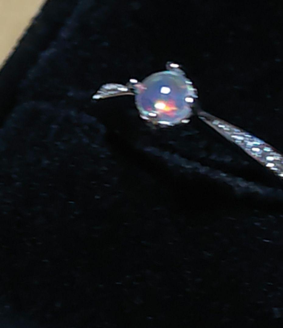 極ネオン　メキシコ産ウォーターオパール　925SV