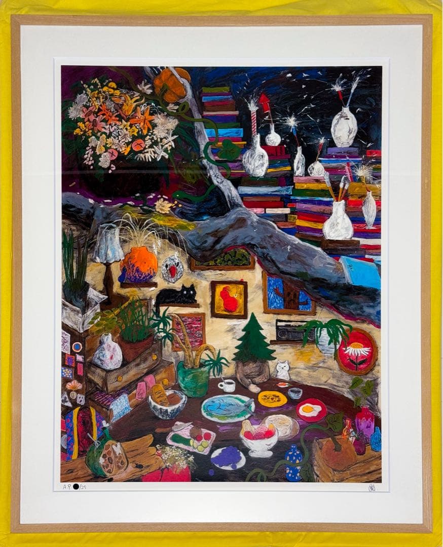 【北欧しろくま】平子 雄一「Gift 01」シルクスクリーン 2021年