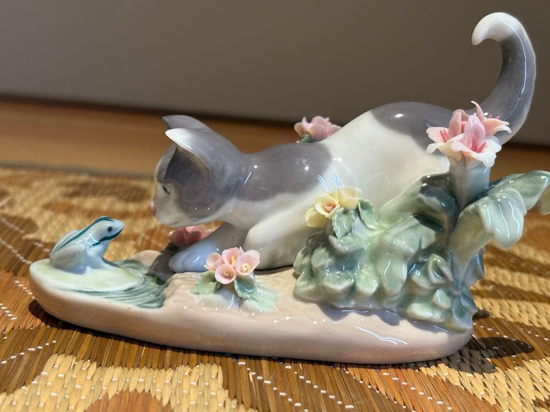 【LLADRO】にらみあい　絶版品　専用箱付き