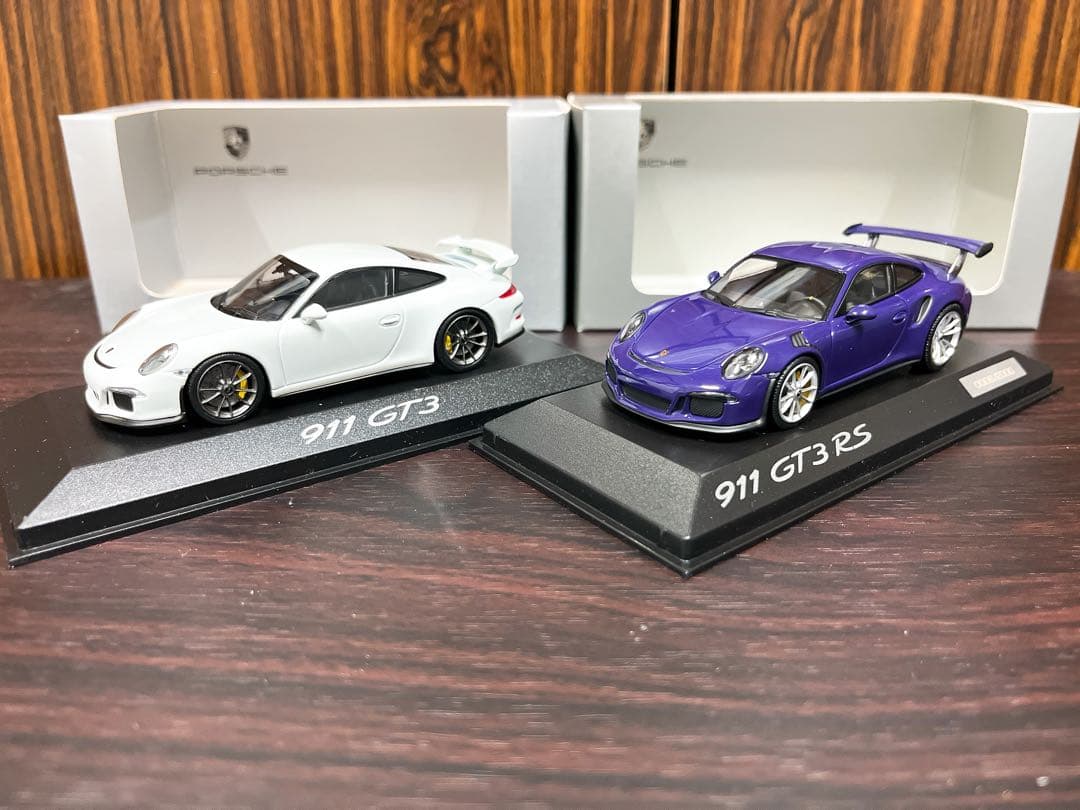 911 GT3 & 911 GT3 RS ミニカーセット レア限定品
