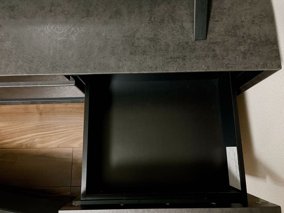 テレビボード　ブラックグレー