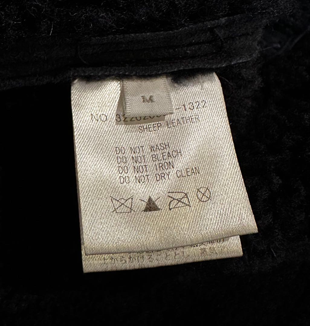 RHC ロンハーマン リアルムートン　ダッフルコートフード付き　ネイビー　M