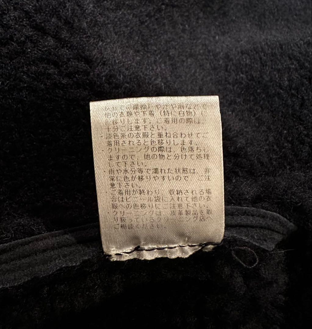 RHC ロンハーマン リアルムートン　ダッフルコートフード付き　ネイビー　M