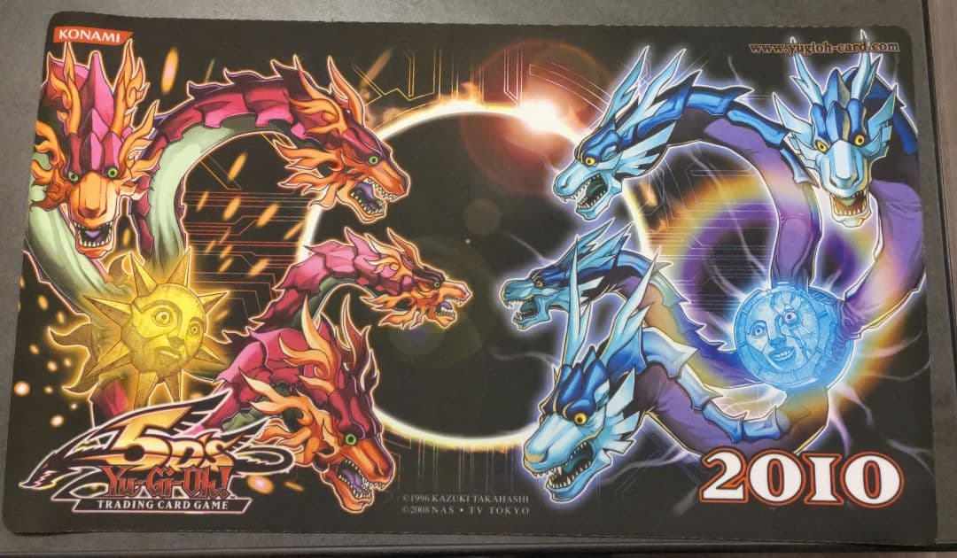 遊戯王OCG 5D's プレイマット 2010 太陽龍インティ 月影龍クイラ