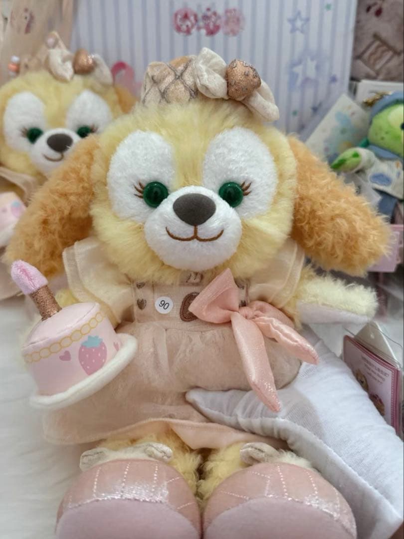 即日　お顔厳選　上海ディズニー　バースデー　クッキーアンぬいぐるみss90