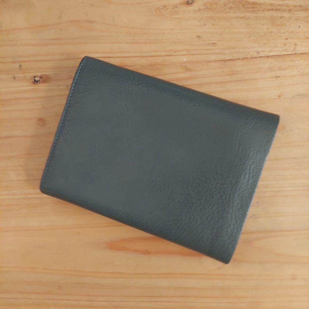 イルビゾンテ IL BISONTE 二つ折り財布 ミドルウォレット グレー