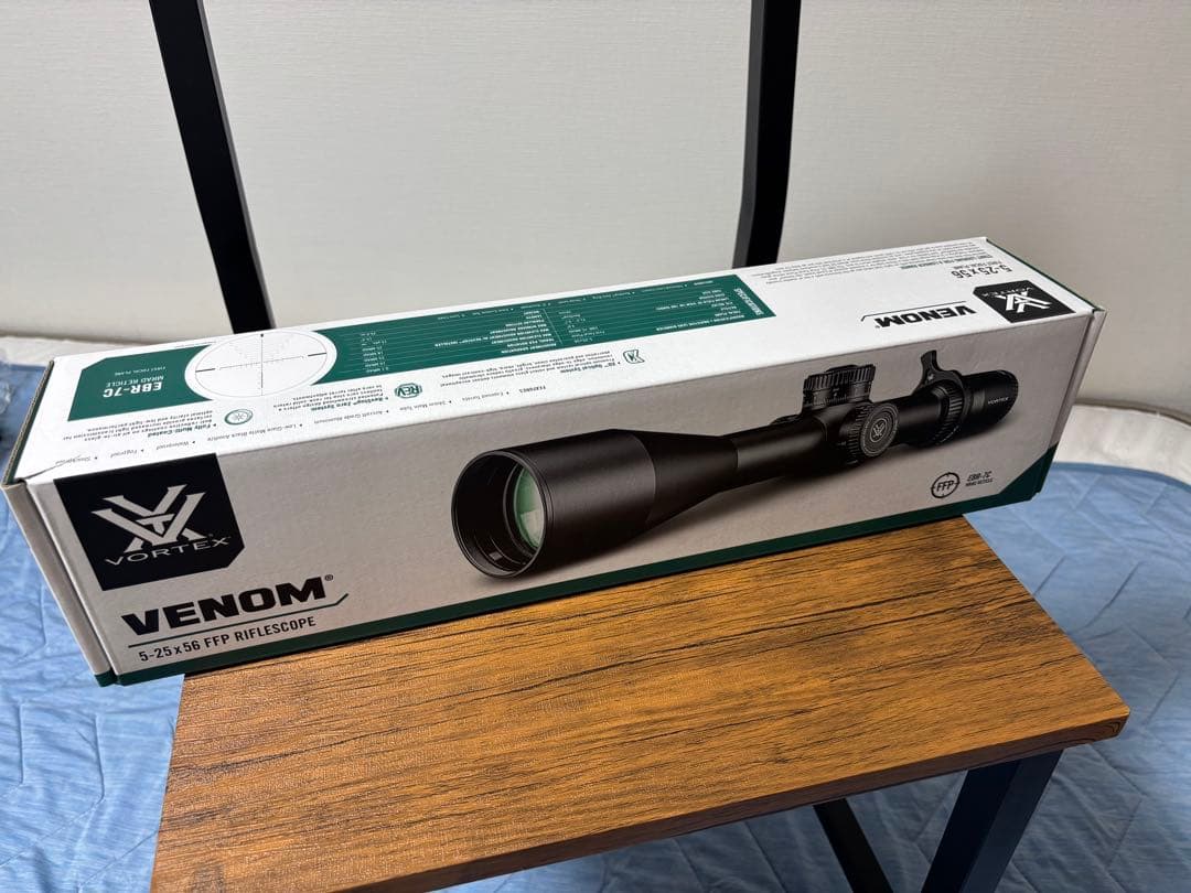 実物 Vortex ボルテックス Venom 5-25x56 FFP スコープ