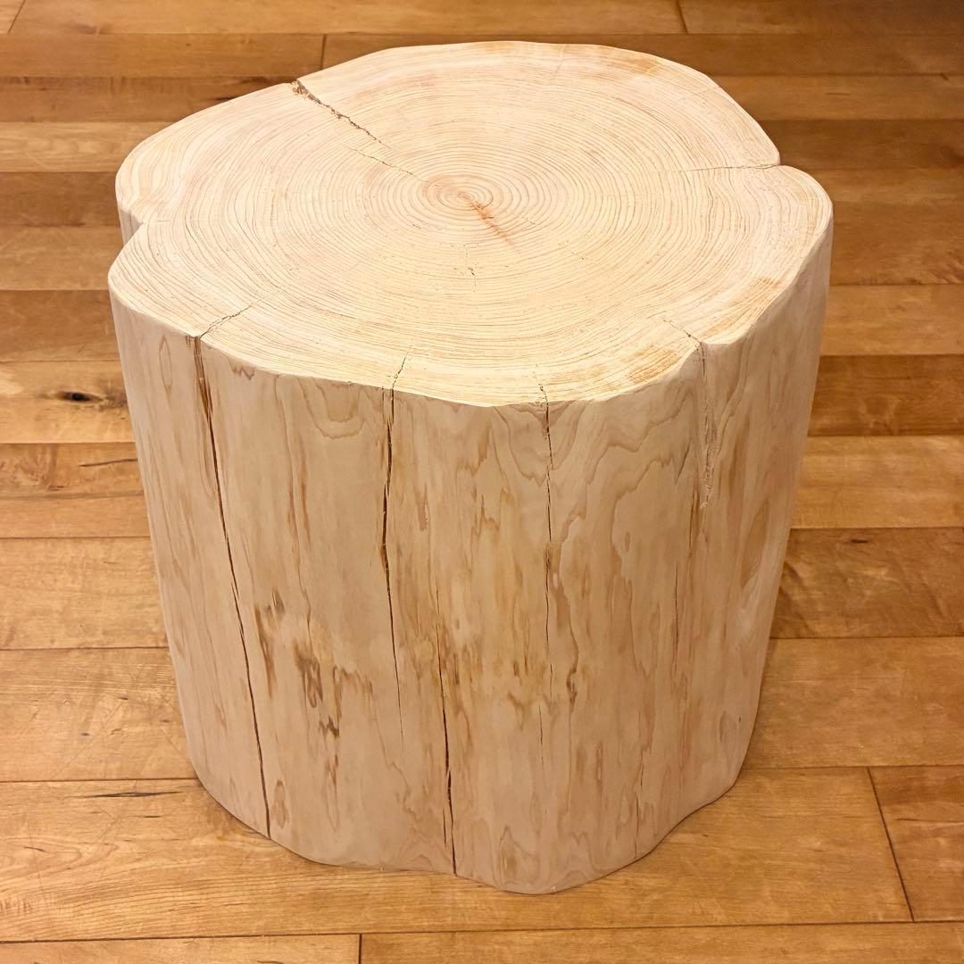 檜　丸太　椅子　スツール　No.1292